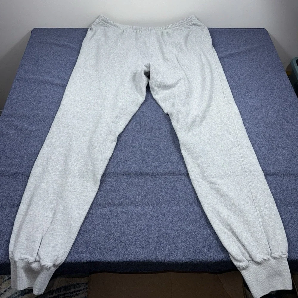 Vintage 90s Polo Ralph Lauren XL Gray Cotton Blend Jogger Sweatpants Hong Kong